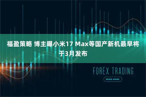 福盈策略 博主曝小米17 Max等国产新机最早将于3月发布